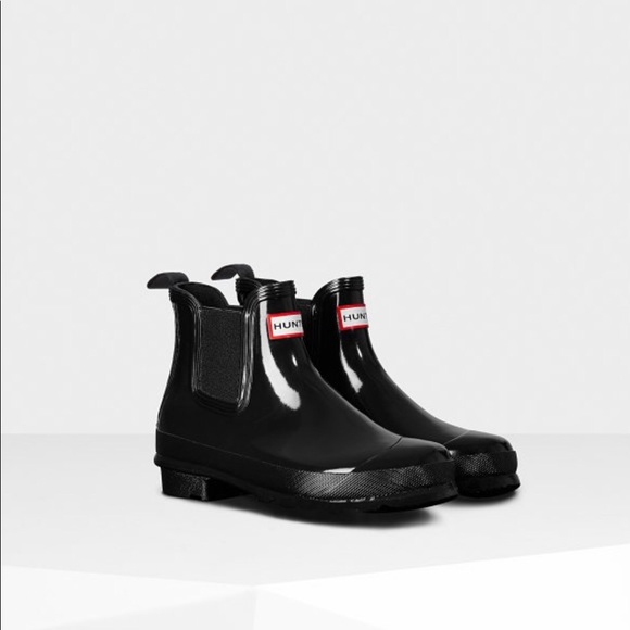 hunter boots chelsea gloss